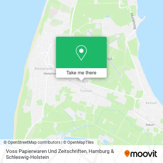 Карта Voss Papierwaren Und Zeitschriften