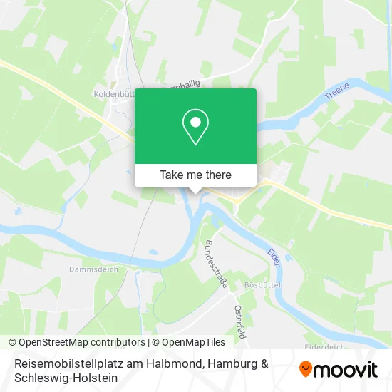 Карта Reisemobilstellplatz am Halbmond