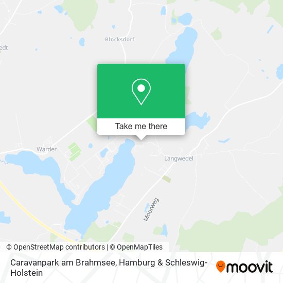 Caravanpark am Brahmsee map