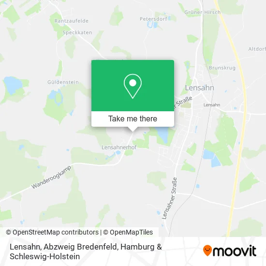 Карта Lensahn, Abzweig Bredenfeld