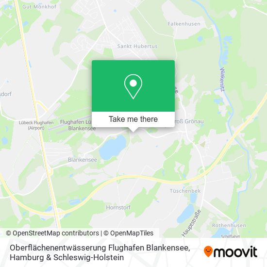 Oberflächenentwässerung Flughafen Blankensee map