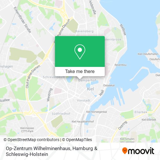 Op-Zentrum Wilhelminenhaus map