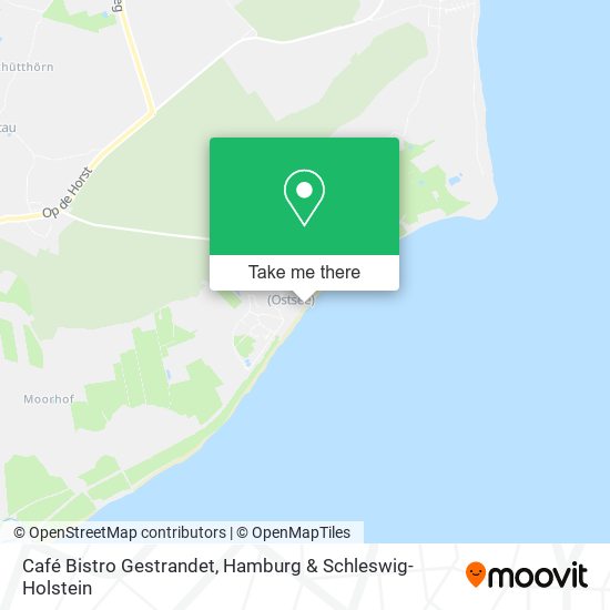 Café Bistro Gestrandet map