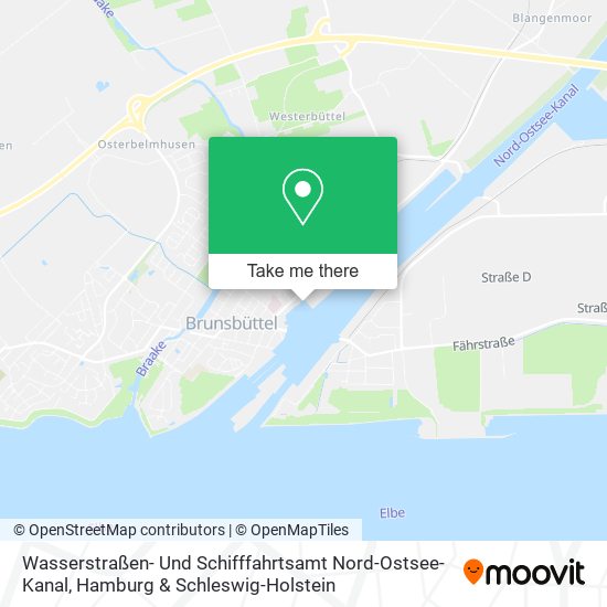 Wasserstraßen- Und Schifffahrtsamt Nord-Ostsee-Kanal map