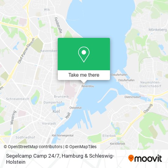 Segelcamp Camp 24/7 map