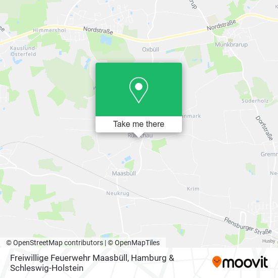 Freiwillige Feuerwehr Maasbüll map