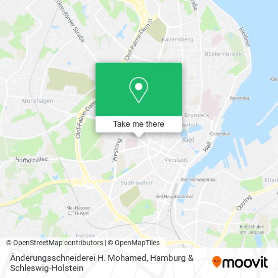 Änderungsschneiderei H. Mohamed map