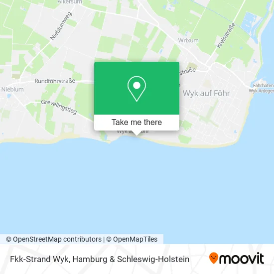 Карта Fkk-Strand Wyk