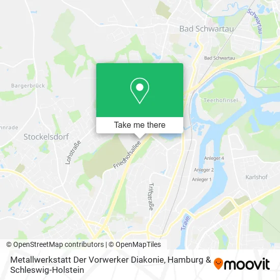 Карта Metallwerkstatt Der Vorwerker Diakonie