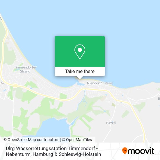 Dlrg Wasserrettungsstation Timmendorf - Nebenturm map