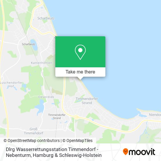 Dlrg Wasserrettungsstation Timmendorf - Nebenturm map