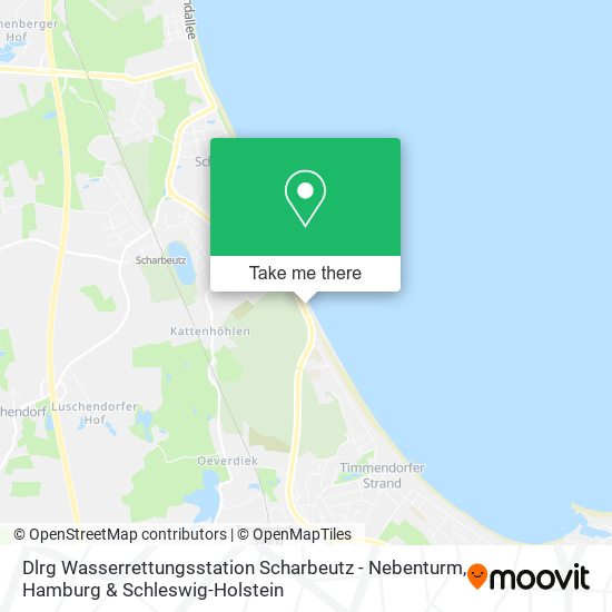 Dlrg Wasserrettungsstation Scharbeutz - Nebenturm map