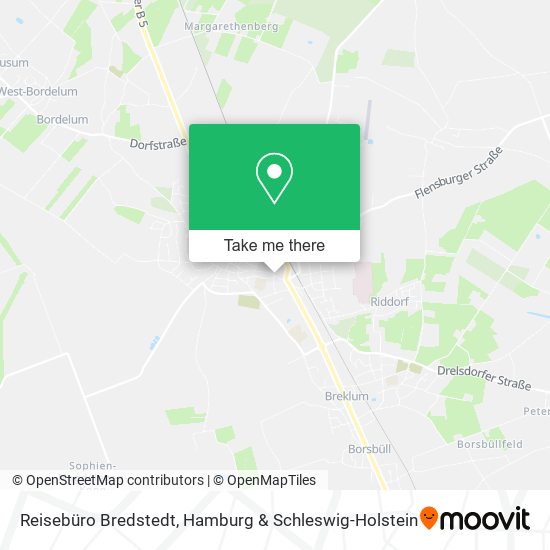 Reisebüro Bredstedt map
