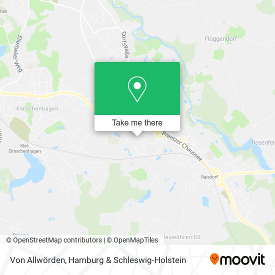 Von Allwörden map