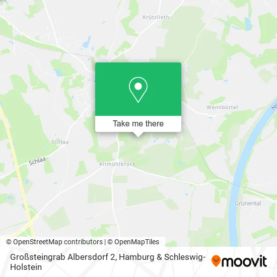 Карта Großsteingrab Albersdorf 2