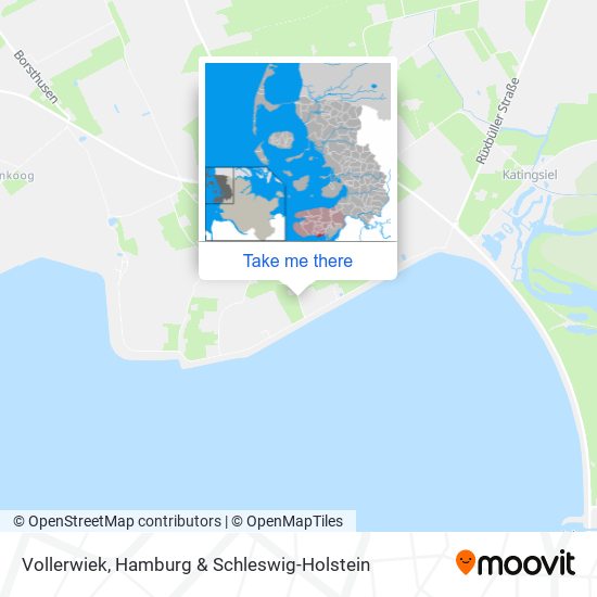 Vollerwiek map