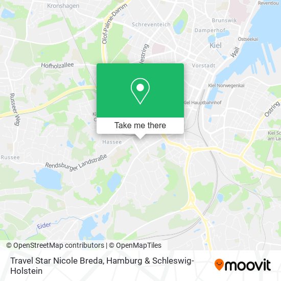 Travel Star Nicole Breda map