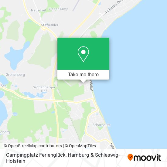 Campingplatz Ferienglück map