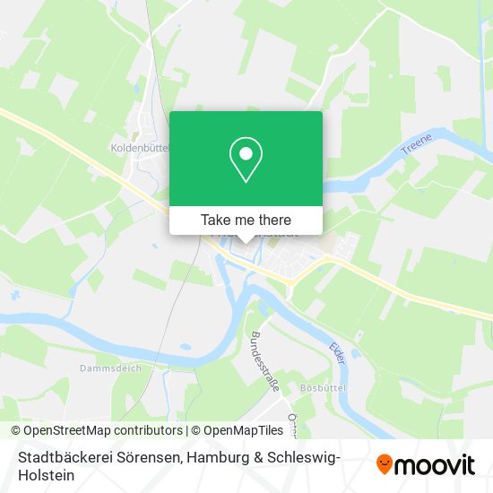 Stadtbäckerei Sörensen map