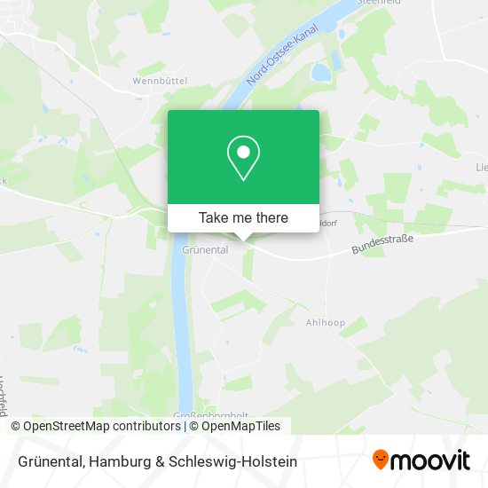 Grünental map