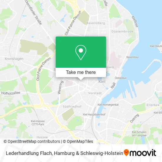 Карта Lederhandlung Flach