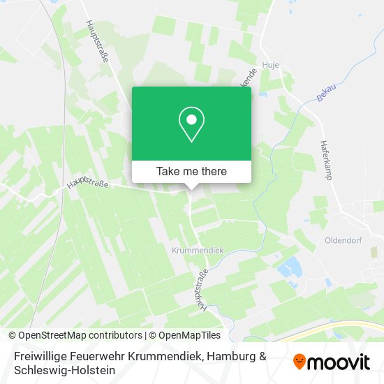 Freiwillige Feuerwehr Krummendiek map