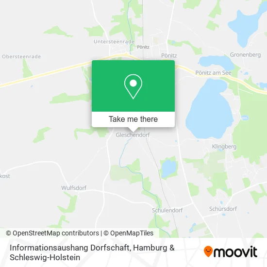 Карта Informationsaushang Dorfschaft