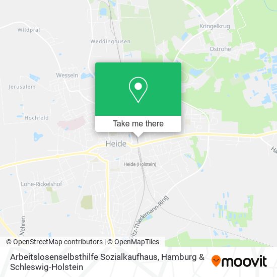 Arbeitslosenselbsthilfe Sozialkaufhaus map