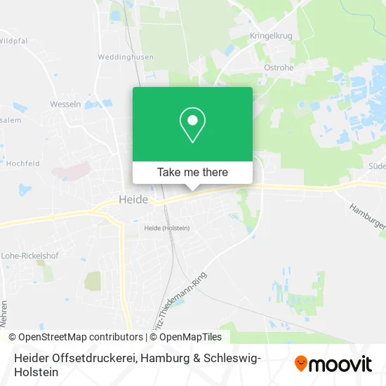 Карта Heider Offsetdruckerei