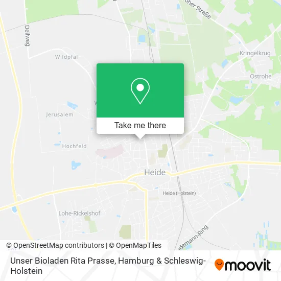 Карта Unser Bioladen Rita Prasse