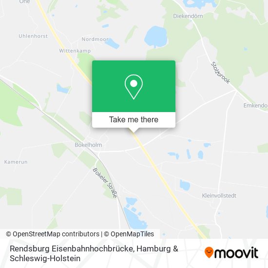 Rendsburg Eisenbahnhochbrücke map