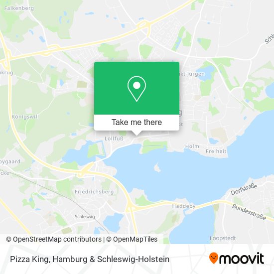 Pizza King map