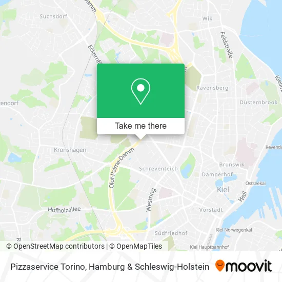Карта Pizzaservice Torino