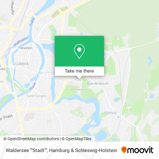 Карта Waldersee ""Stadt""