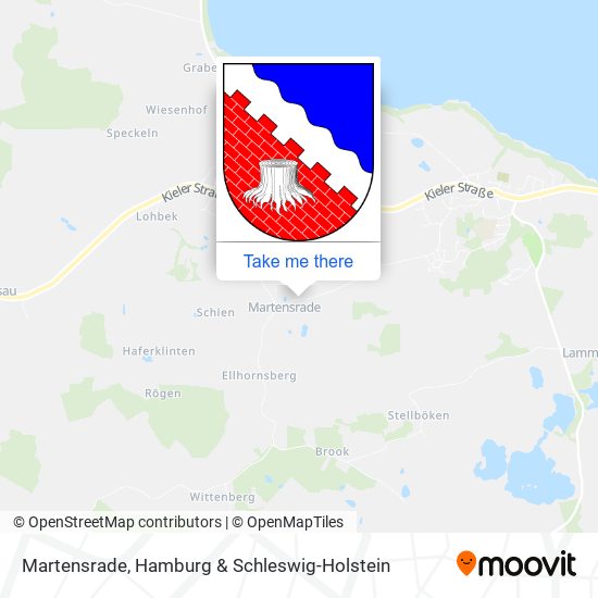 Martensrade map