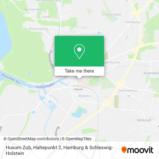 Карта Husum Zob, Haltepunkt 2