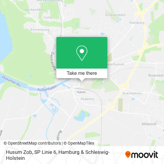 Карта Husum Zob, SP Linie 6