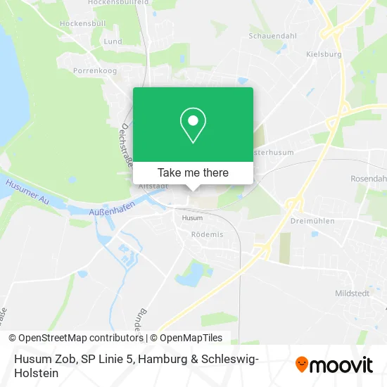 Карта Husum Zob, SP Linie 5