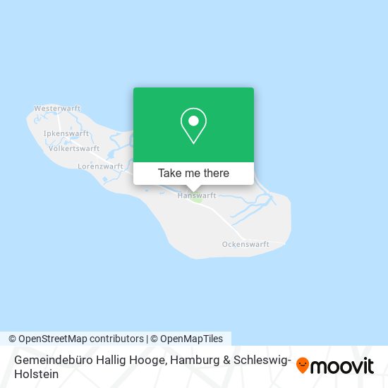 Gemeindebüro Hallig Hooge map