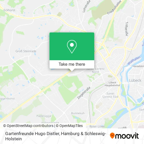 Карта Gartenfreunde Hugo Distler