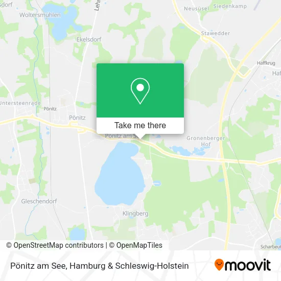 Карта Pönitz am See