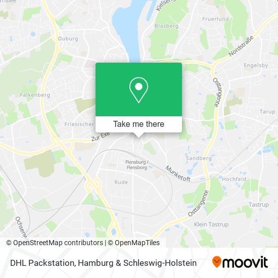 DHL Packstation map