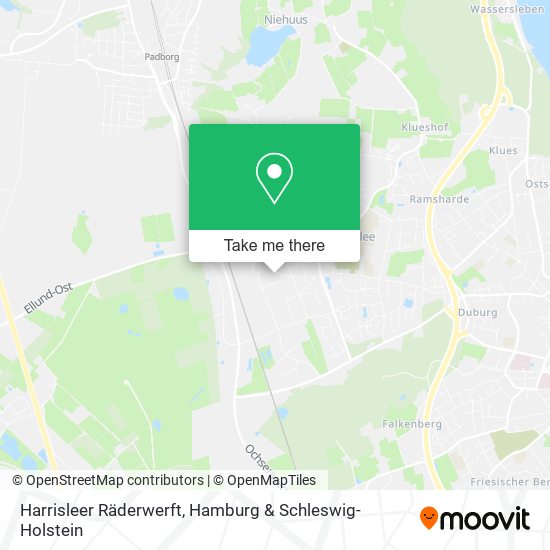 Harrisleer Räderwerft map