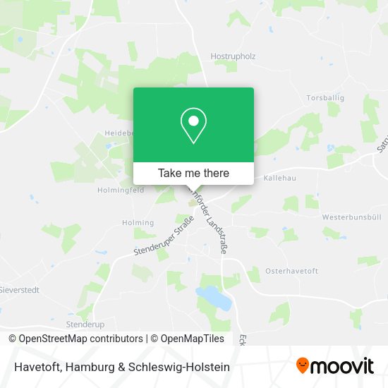 Havetoft map