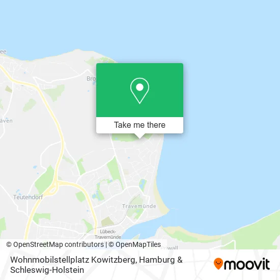 Карта Wohnmobilstellplatz Kowitzberg