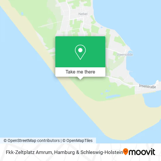 Карта Fkk-Zeltplatz Amrum