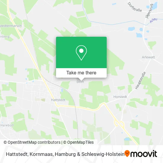 Карта Hattstedt, Kornmaas