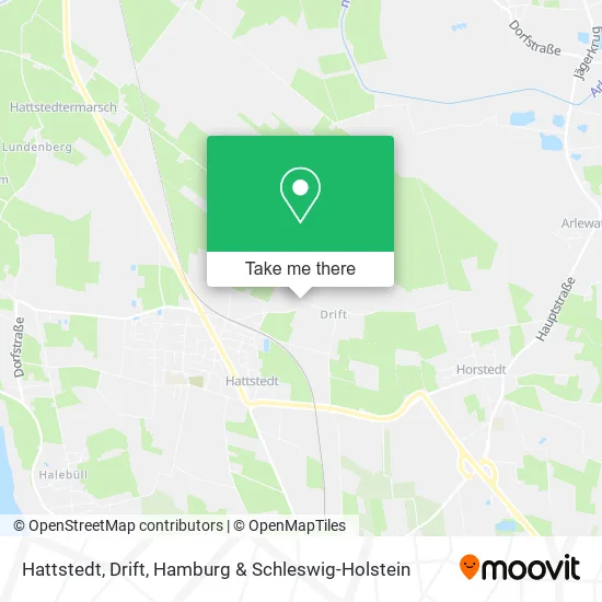 Карта Hattstedt, Drift
