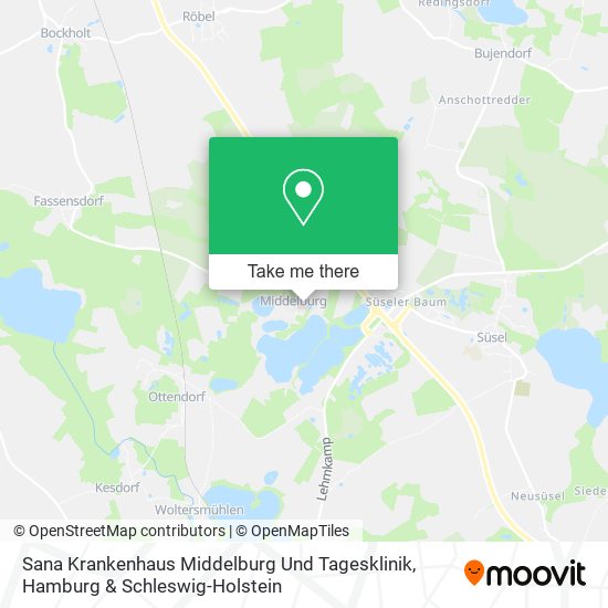 Sana Krankenhaus Middelburg Und Tagesklinik map