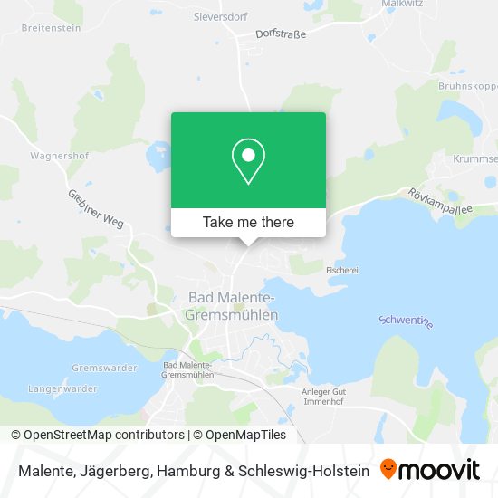 Malente, Jägerberg map